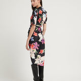 MIKI WARP DRESS FLORAL