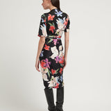 MIKI WARP DRESS FLORAL