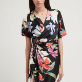 MIKI WARP DRESS FLORAL