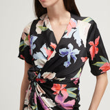 MIKI WARP DRESS FLORAL