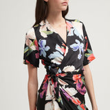 MIKI WARP DRESS FLORAL