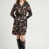 RACHEL DRESS GEOMETRIC PRINT