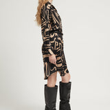 RACHEL DRESS GEOMETRIC PRINT