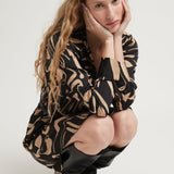 RACHEL DRESS GEOMETRIC PRINT