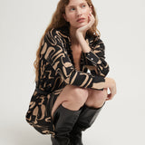 RACHEL DRESS GEOMETRIC PRINT
