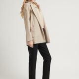 PINSTRIPE BLAZER BEIGE