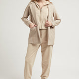 FRENCH TERRY PANTS MOCCA