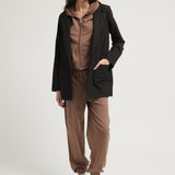FRENCH TERRY PANTS BROWN