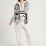 FRENCH TERRY PANTS IVORY