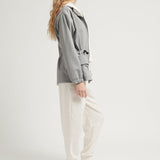 FRENCH TERRY PANTS IVORY