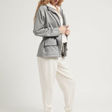 FISHBONE JACKET BLACK/WHITE
