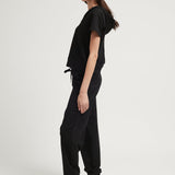 FRENCH TERRY PANTS BLACK