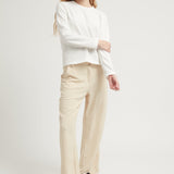 NIKI KNIT TOP WHITE