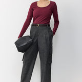 DANKNER  PANTS  BLACK-STONE