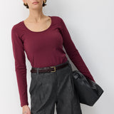 BELLA TOP BURGUNDY