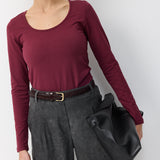 BELLA TOP BURGUNDY