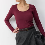 BELLA TOP BURGUNDY