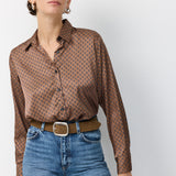 ALIN BLOUSE BROWN