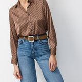 ALIN BLOUSE BROWN