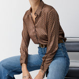 ALIN BLOUSE BROWN