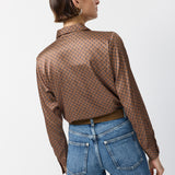 ALIN BLOUSE BROWN