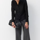 LIBI CROSHET BLOUSE BLACK