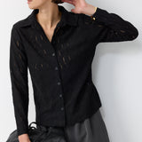 LIBI CROSHET BLOUSE BLACK