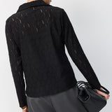 LIBI CROSHET BLOUSE BLACK