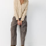 DANKNER PANTS BROWN-STONE