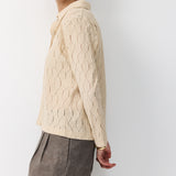 LIBI CROSHET BLOUSE MOCCA