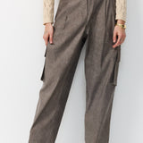 DANKNER PANTS BROWN-STONE