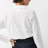 LIBI CROSHET BLOUSE WHITE