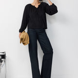 KAREN BLOUSE BLACK