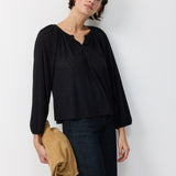 KAREN BLOUSE BLACK