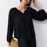 KAREN BLOUSE BLACK