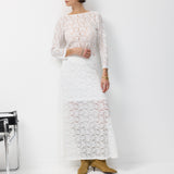 ALIN LACE SKIRT WHITE