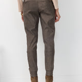 ALONA BUTTONS PANTS BROWN-STONE