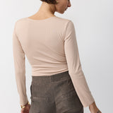 ALONA BUTTONS PANTS BROWN-STONE