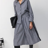 GALIT BLOUSE BLACK STRIPS