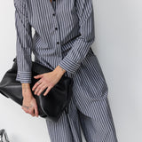 GALIT BLOUSE BLACK STRIPS