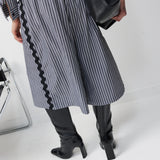 AVIGAIL PANTS BLACK STRIPS