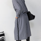 AVIGAIL PANTS BLACK STRIPS