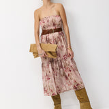 ORIT DRESS PINK FLOWERS
