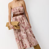 ORIT DRESS PINK FLOWERS
