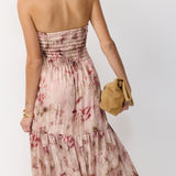 ORIT DRESS PINK FLOWERS