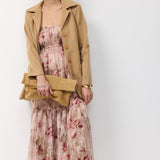 ORIT DRESS PINK FLOWERS