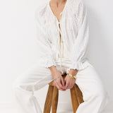 PARIS LACE TOP WHITE