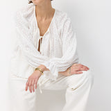 PARIS LACE TOP WHITE