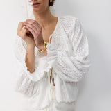 PARIS LACE TOP WHITE