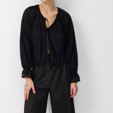 PARIS LACE TOP BLACK